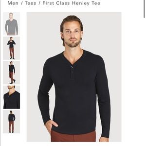Kit and ace men’s first class Henley tee